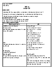 Giáo án Số học 6 - Tiết 23: Luyện tập - Năm h