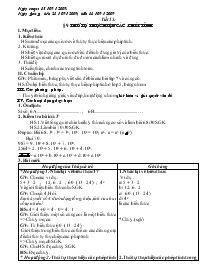 Giáo án Số học khối 6 - Tiết 15: Thứ tự thực 